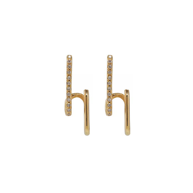 Aretes de diseño geométrico de alta calidad aretes de diamante nuevos aretes de moda coreanos aretes de color rojo temperamento aretes de moda para mujeres
