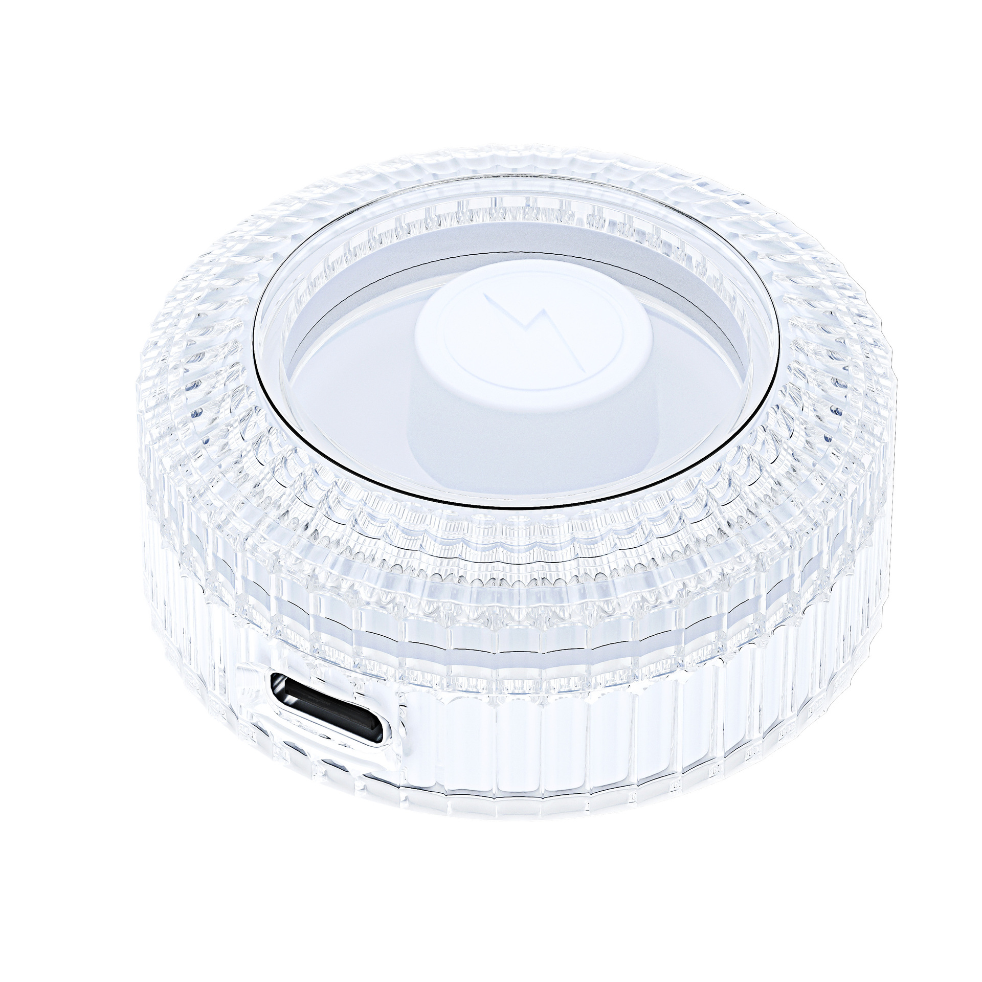 Intelligente Aufbewahrungsbox für Gesundheitsringe, Kristallmagnetisches Ladecase, Universelles transparentes Etui für Ringe_voghion.com