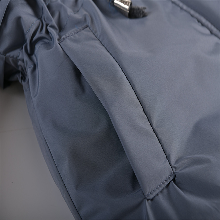 New Korean Style Girls' Mid Length Parka Coat With Drawstring Waist And Thick Cotton Coat_voghion.com