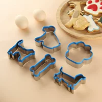 Набор форм для пирога Puppy Cake Mold 5 шт. Формы для выпечки пирога печатный шаблон щенок печенье формы