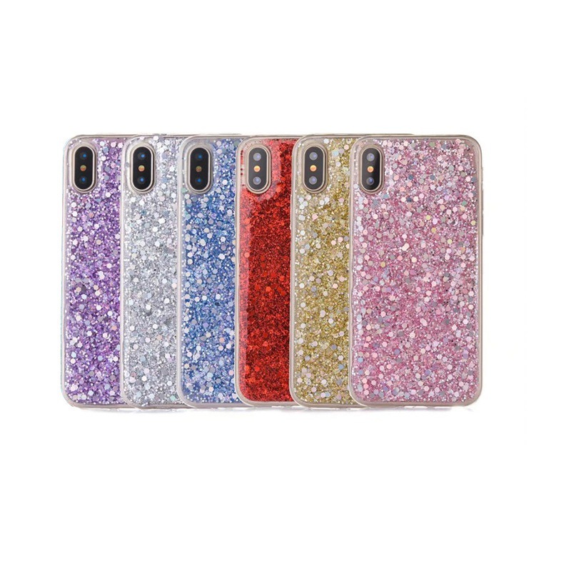 Glitter Phone Case For Samsung S Series With Starry Sky Design_voghion.com