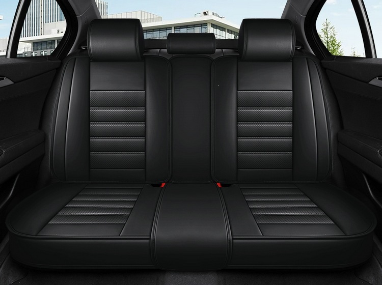 New Foreign Trade Full Leather Car Seat Cushion, Car Seat Cover, Four-Season Full Surround Car Seat Cushion, Temu Amazon Factory