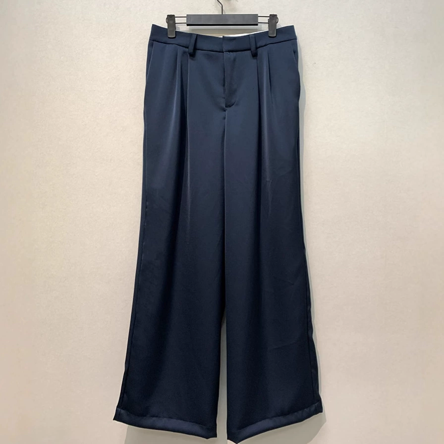 Сухой журавль осень и зима новый японский стиль ленивые модные элегантные ретро атласные повседневные брюки Брюки для похудения