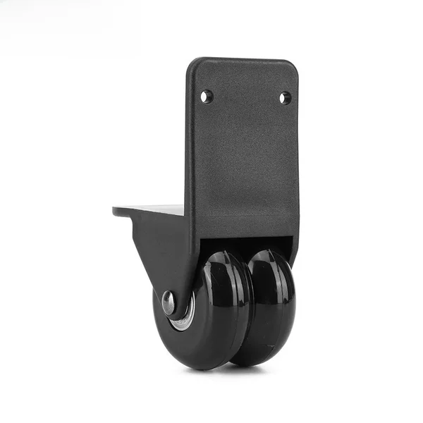 Spot shopping bag wheel right angle double wheel luggage caster aluminum box tool box accessories hairdressing box bag angle wheel