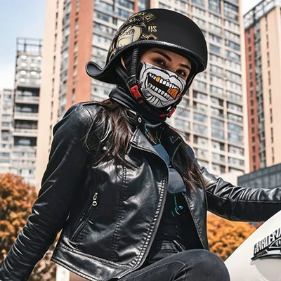 Motosiklet kaskı (dəbilqə) Scoop Helmet, Motorcycle Flip-Up Helmet, Spring