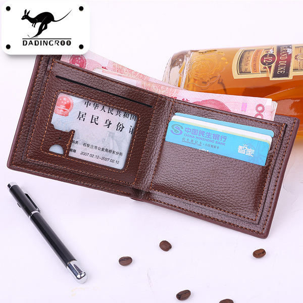 Polyurethane short fashionable wallet