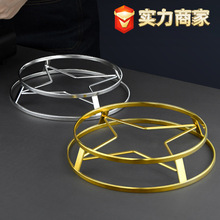 锅架厨房家用置物架不锈钢锅架子放锅隔热防烫多功能收纳支架蒸架