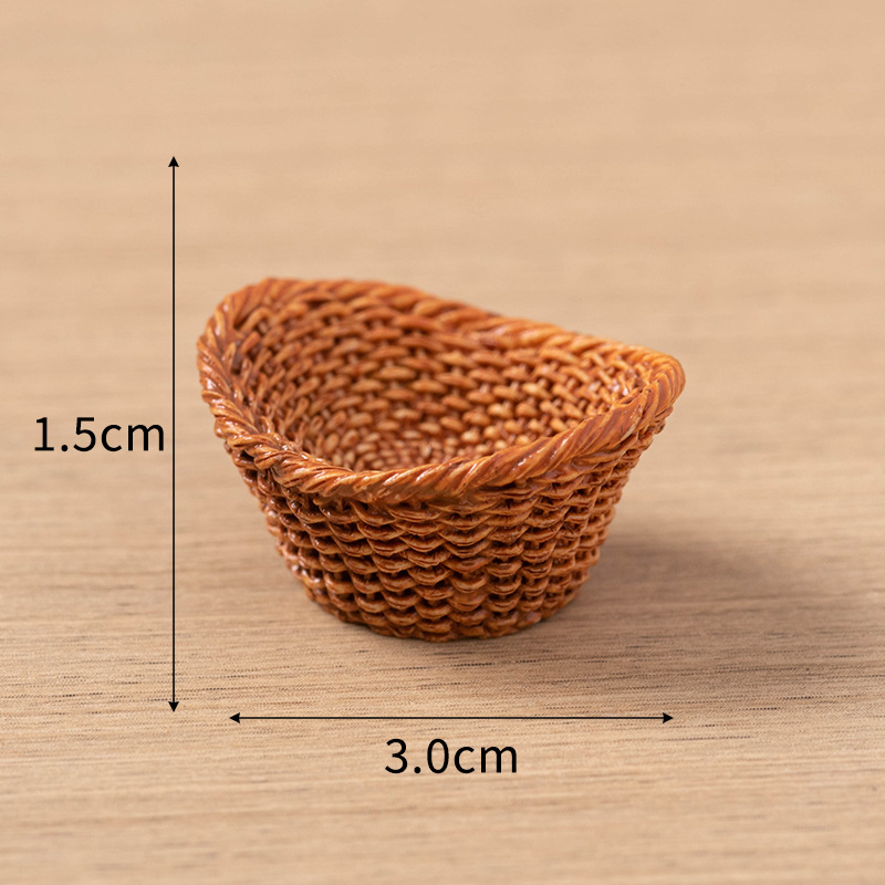 Muebles tejidos de bambú resina decoración silla de bambú recogedor cesta de pescado de bambú olla artesanía creativa decoración del hogar accesorios