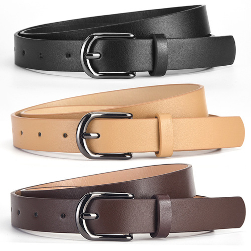 Women's Belt - High-end Belt for Jeans - Accessory with Simple and Versatile Design