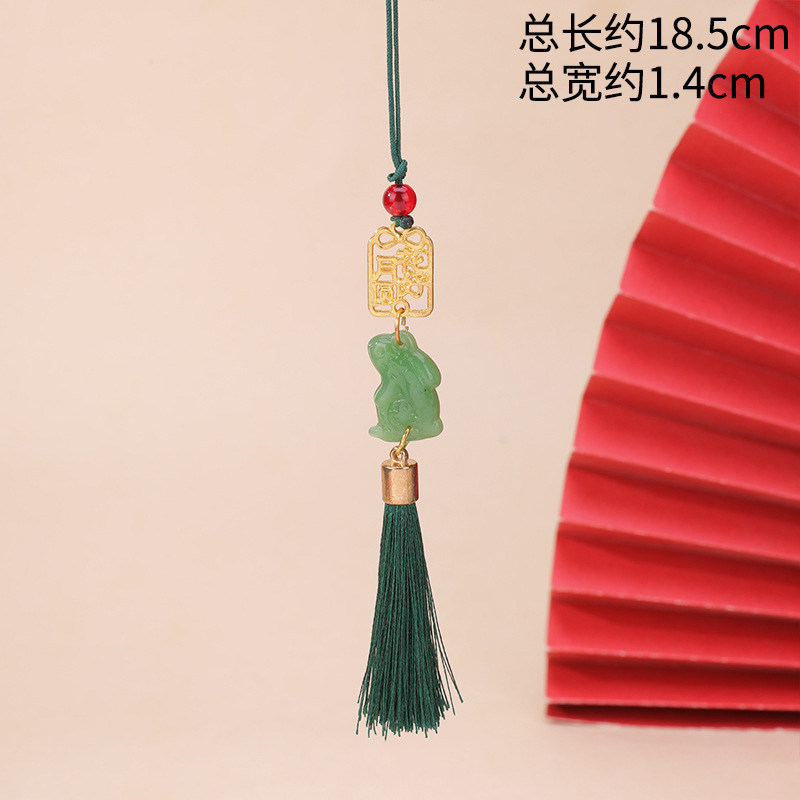中秋节琉璃兔子挂件中秋节礼盒挂件公司商场端午活动装饰厂家现货|undefined