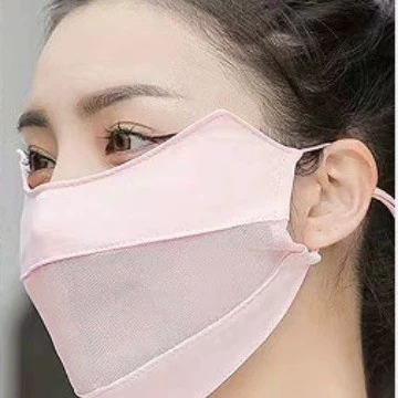 Summer thin silk breathable travel three dimensional medical mask, eyes protection
