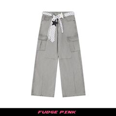 Fudge Pink 25秋季New美式复古跳舞必备工装休闲长裤