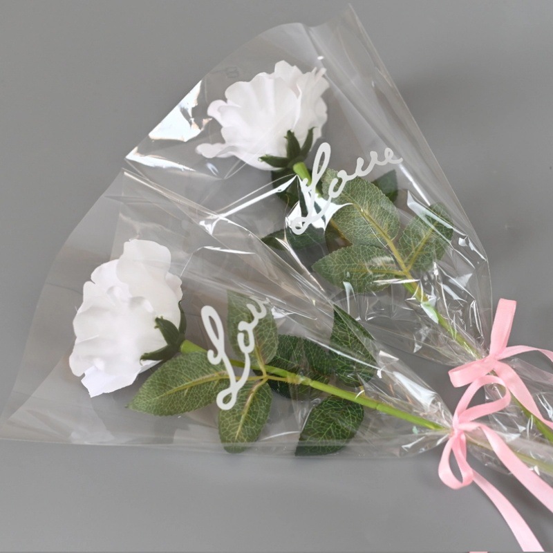 Bolsa de regalo de bordes blancos