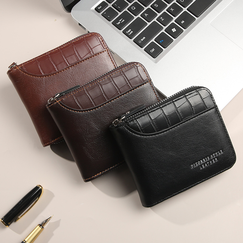 Nuevo estampado de piedra órgano bolsa de tarjetas bolsas de certificados de moda empalme multi-tarjeta de gran capacidad cremallera bolsa de cambio bolsa de tarjetas