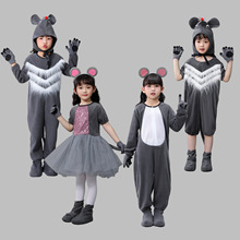六一新款儿童小老鼠演出服老鼠吃辣椒表演服老鼠纱裙角色舞台服