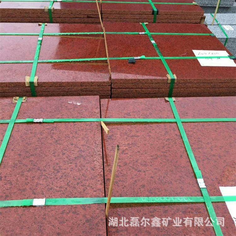 江西中国红厂家中国红石材定制火烧面石材定制火烧石加工生产加工