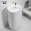 bathroom ceramics Pedestal Basin balcony Column Wash basin hotel TOILET Floor type Washbasin one Pedestal