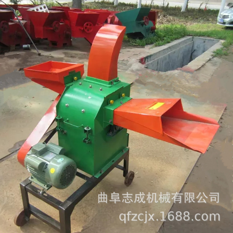多功能小型秸秆铡草机500型打草粉碎机秸秆揉丝机型号