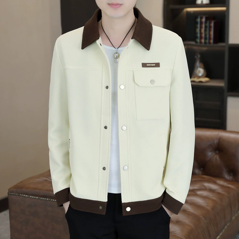 Теплая элитная демисезонная универсальная куртка, slim fit