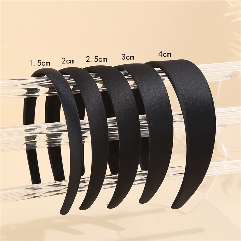 Headband DIY material light plate source manufacturer hairpin black plastic headband base accessories manual non-slip teeth