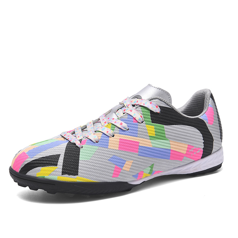 Scarpe da calcio basse transfrontaliere in erba sintetica TF, AG, in pelle, per uomo, donna, bambino, adolescente._voghion.com