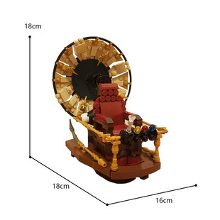 Moc: C9104 Movie Time Machine 423 Parts Collection