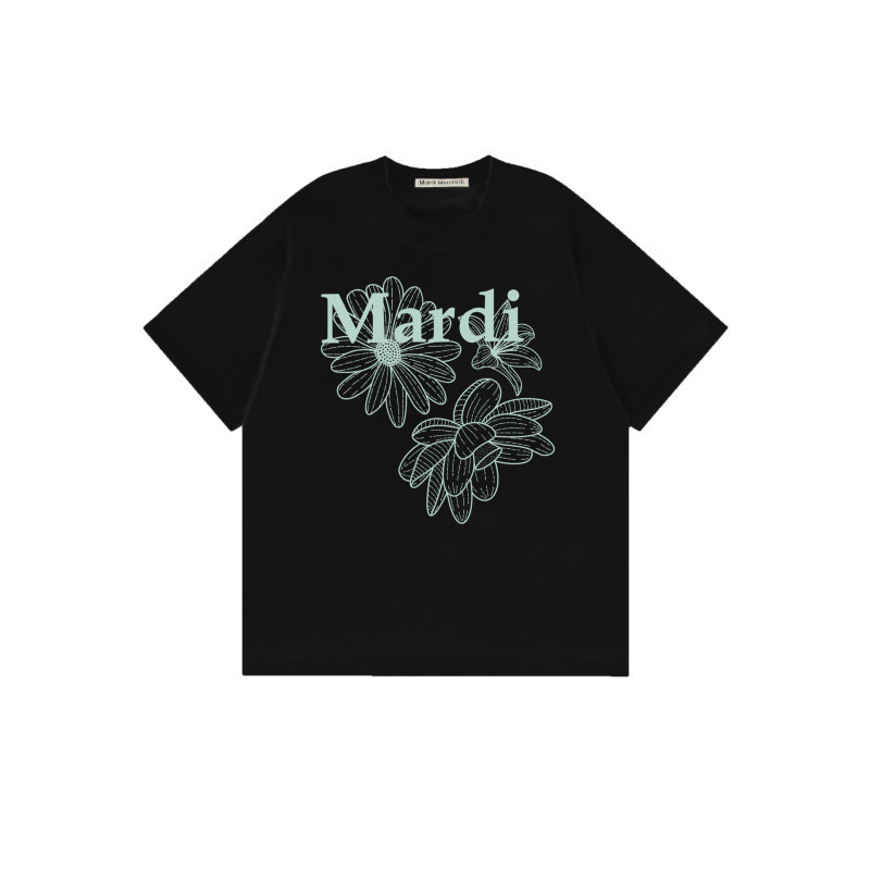 【カウンター品質】韓国マルディトレンドブランド半袖Tシャツリトルデイジードーマンプリントラウンドネックピュアコットンクロスボーダー|undefined
