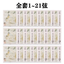 古筝琴弦标准通用163古筝弦1-21号全套弦全套尼龙钢丝弦套弦通用