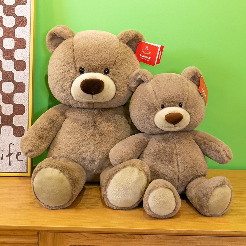 Aurora lindo oso muñeca de peluche juguete mi luola oso de peluche muñeca almohada para dormir regalo de cumpleaños al por mayor