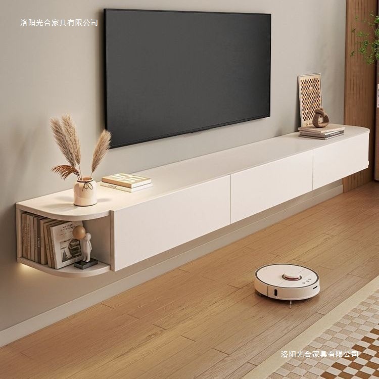 Suspended Tv Cabinet Coffee Table Combination Simple Modern Home Living Room Small Apartment Suspended Bedroom Tv Cabinet