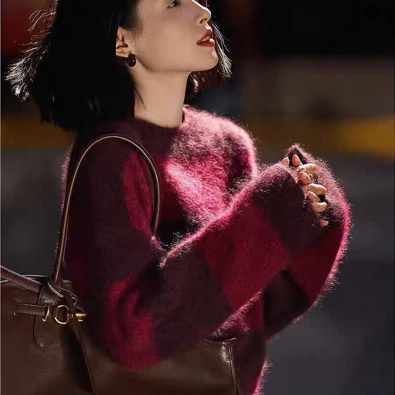 Xiaohan's new winter collection features Italian craftsmanship | Organic cashmere brushed knit ZZK765815VG