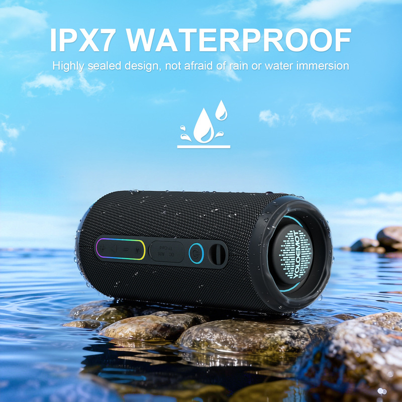Cross-Border Amazon Hot-Selling Bluetooth Speaker, High-Power Waterproof Speaker, Small Batch Customization, Temu Gift Crafts