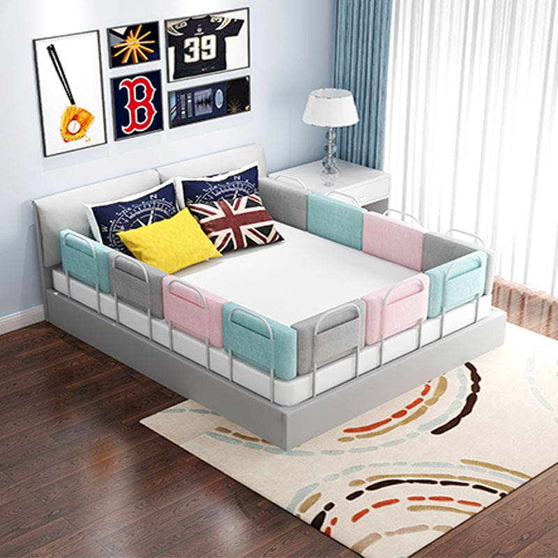 Factory Wholesale All-In-One Soft-Packed Guardrail Baby Anti-Collision and Anti-Fall Bed Fence Children's Safety Barrier Bed