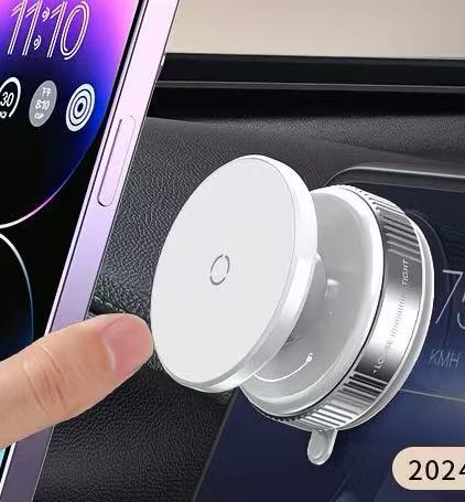 Magnetic phone holder, rotating car mount, universal vacuum suction base