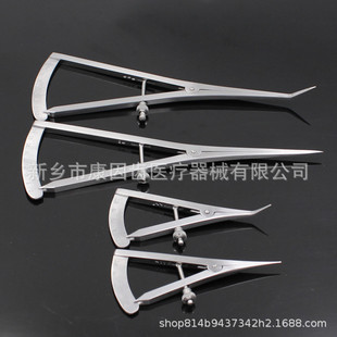 Dental implant caliper triangle implant caliper large small straight elbow measuring ruler spacing ruler