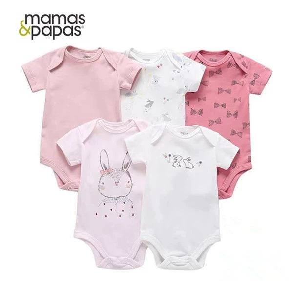 Мама и папа Мamas&papas производитель весна, осень и лето чистый хлопок детская одежда с длинным рукавом и коротким рукавом треугольник хамер 5 предметов сумка