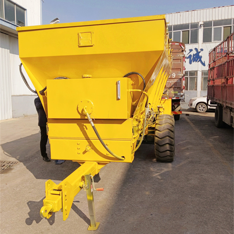 8方灰土撒布机 拖拉机牵引洒灰车 工程路面铺灰车