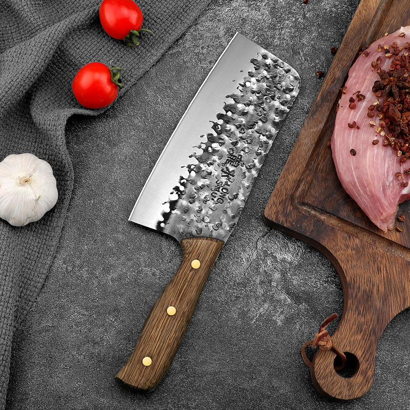 Cuchillo de cocina de Longquan para mujeres forjadas a mano cuchillo de corte de cocinero cuchillo de corte de carne súper rápido un acero inoxidable