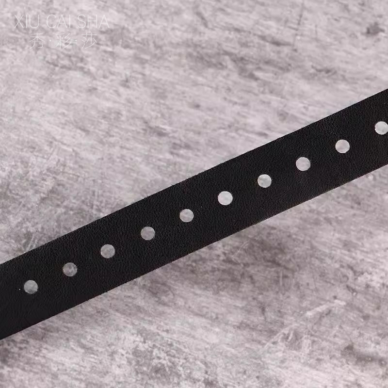 Leather Rabbit Eye Mask Hood, Black Flirting Blindfold Accessory — detail image 10
