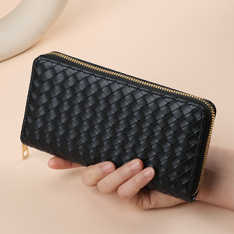 Cross-border Women's Wallet Women's Long Korean Style Student Fashion Zipper Thin Wallet Multi-card Mobile Wallet Card Holder Cross-border Women's Wallet Women's Long Korean Style Student Fashion Zipper Thin Wallet Multi-card Mobile Wallet Card Holder