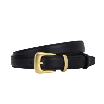 Belt for Women 2025 New Design Niche Black Retro Decorative Jeans with Korean Style Casual Simple Belt