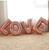 Large love aluminum film letters balloon birthday background wall decoration wedding wedding wedding marriage party layout