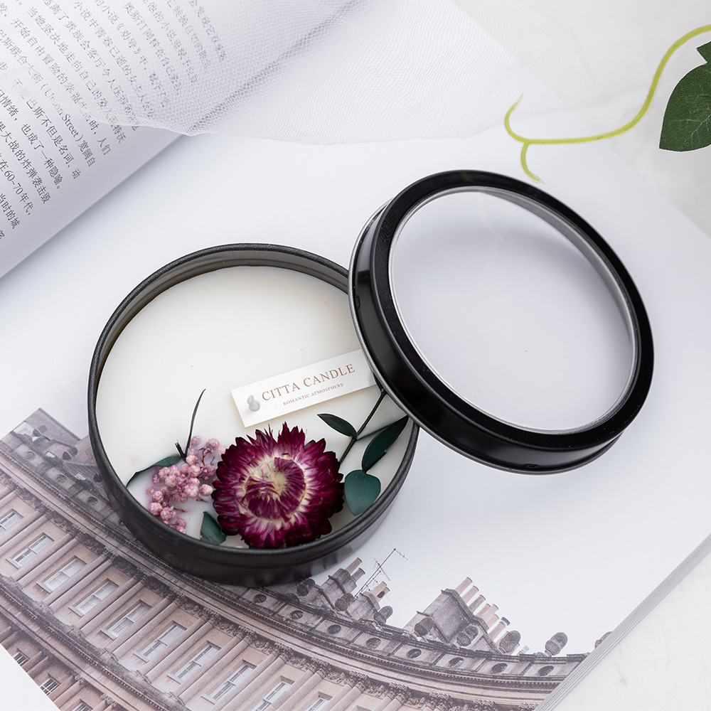 flores secas, frutas, flores, velas naturales, decoración de Navidad no tóxica, adornos, festivales, como regalos, regalos, embalaje de alta calidad