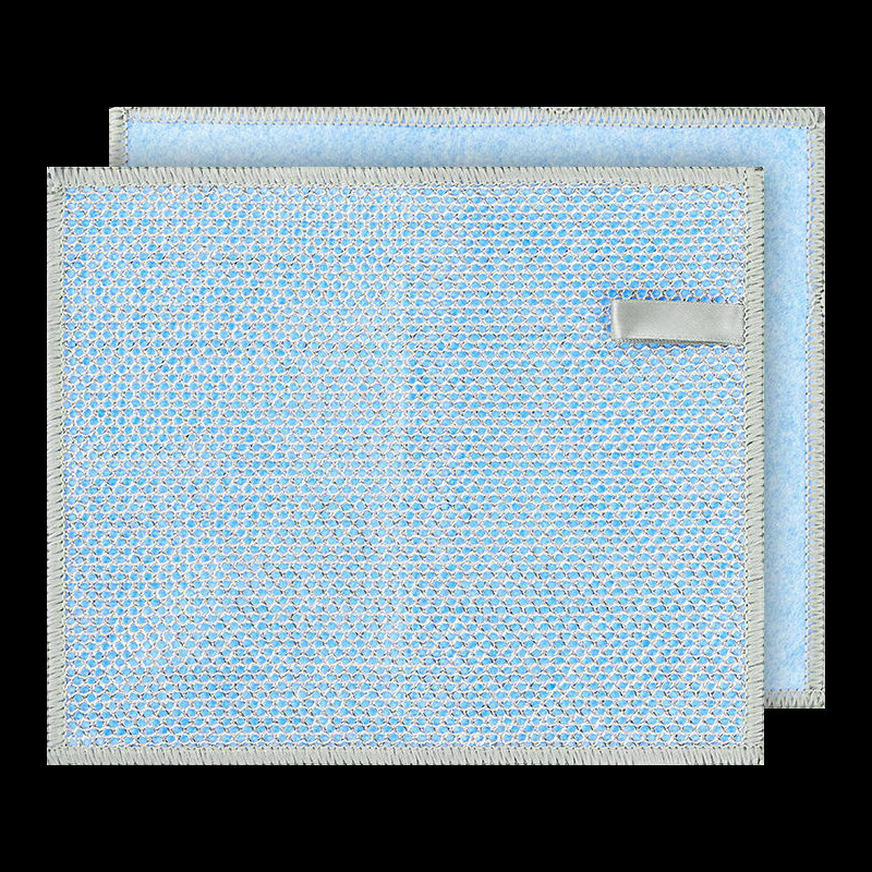 실버 와이어 청소용 천 AB 표면 파란색