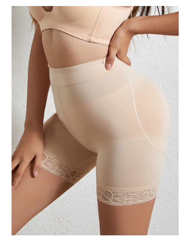 145g Weight Shaping Underwear Lingerie Type Shorts Pants Length Solid Color Waist Support Hip Lifting Seamless Shaping Underwear