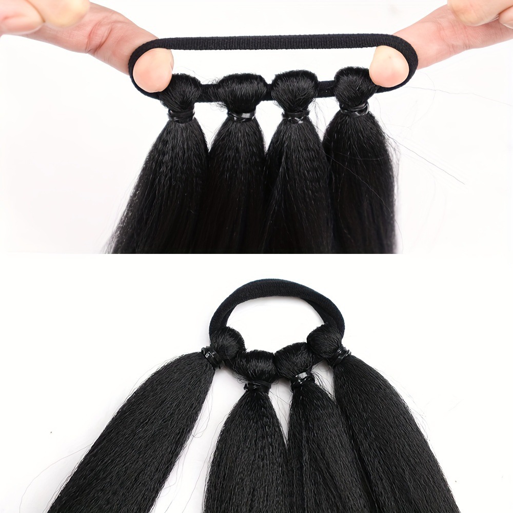 60g Weight weave bundle hair Wig & Hair Extension Type Wigs Wig Accessories ponytail Wig Hairstyle high temperature wire Hair Material Casual, Street Occasion Women's Gender Simple Style Style Women's Simple Style Casual Street High Temperature Wire Ponytail Wigs 1