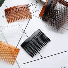 15歯挿し櫛7*4.5cm髪櫛透明ウェディングベールアクセサリーdiy部品対外貿易環境保護櫛