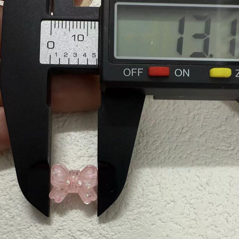 粉色亮闪蝴蝶结可爱diy娃衣扣毛衣开衫装饰扣幼儿园手工粘画|undefined