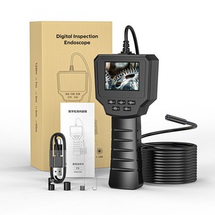 2.4-inch car auto repair pipeline HD camera waterproof underwater probe cross-border products with display screen endoscope