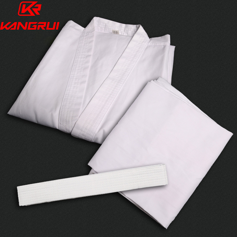 Traje de karate transfronterizo Kangrui Traje de lucha del club Traje de entrenamiento deportivo de cuatro temporadas 2025 Se puede personalizar la ropa deportiva